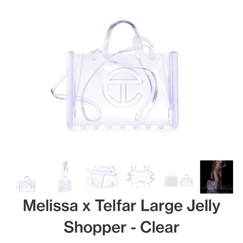 Telfar x Melissa Large Clear Shopping Bag